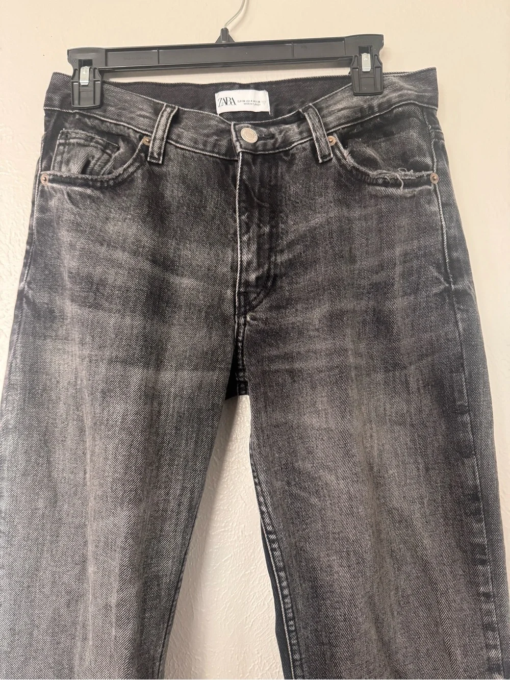 Zara Black Flair Women's Jeans Size 4 Y2K